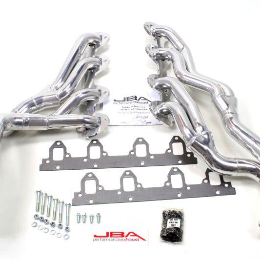 JBA 67-70 Ford Mustang 390-428 FE 1-3/4in-2-1/2in Primary Silver Ctd Tri Y Header