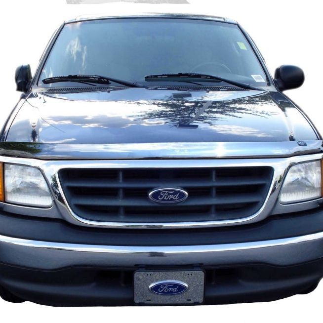 AVS 97-03 Ford F-150 High Profile Hood Shield - Chrome