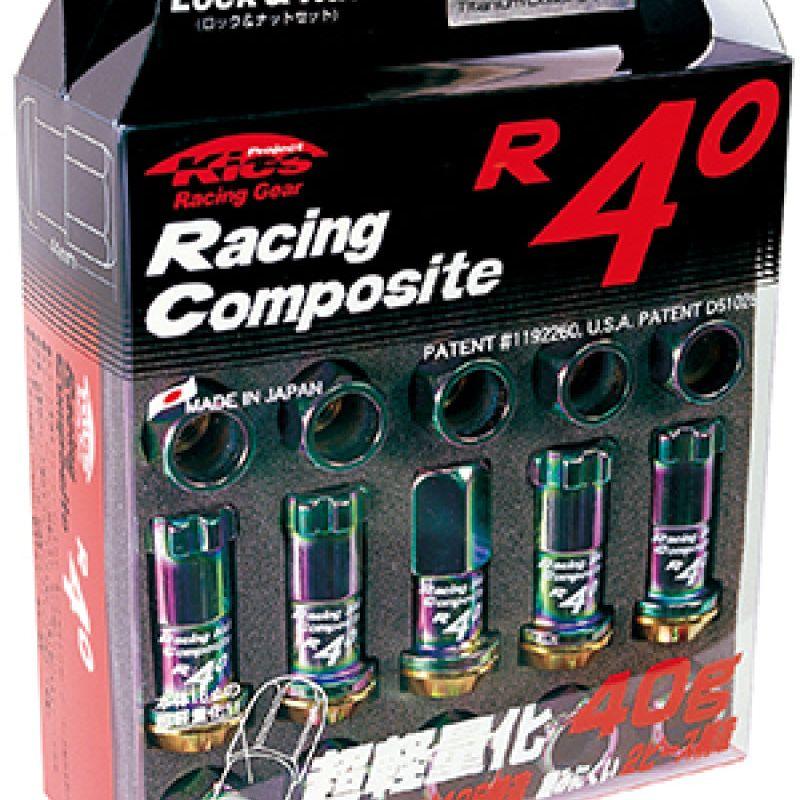 Project Kics 12x1.25 R40 Lug Nuts - Neo Chrome (20pcs No Locks)