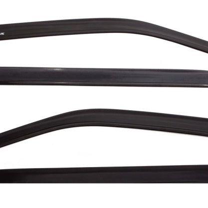 AVS 15-18 Ford F-150 / 17-18 Ford F-250 Extended Cab Ventvisor Low Profile Deflectors 4pc - Smoke