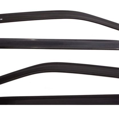 AVS 14-18 Chevy Silverado 1500 Crew Cab Ventvisor Low Profile Window Deflectors 4pc - Matte Black