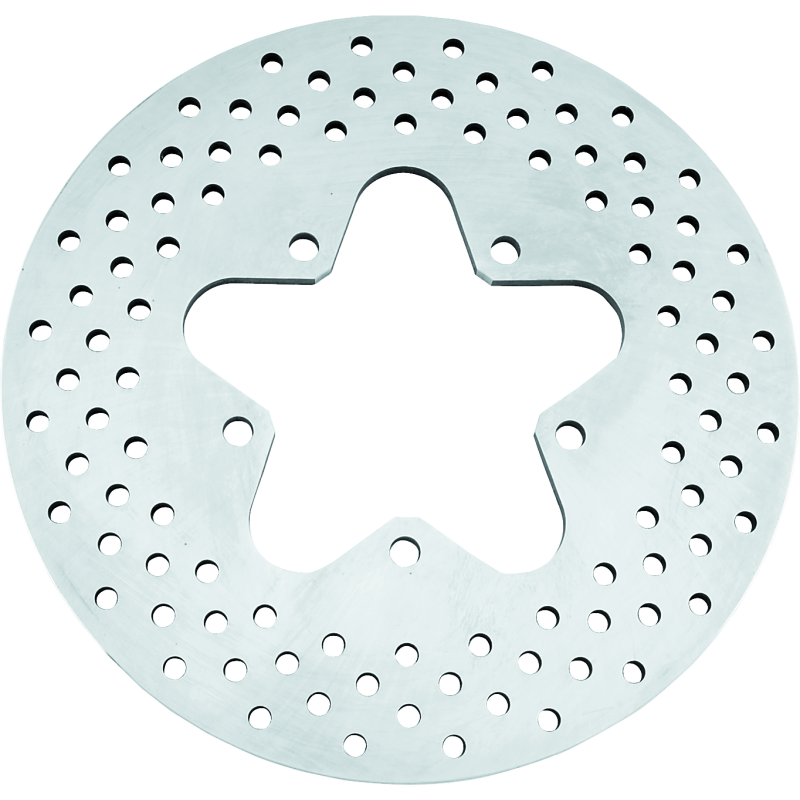 Bikers Choice 86-99 FLT Stock Replacement Rear Brake Rotor Drilled Steel