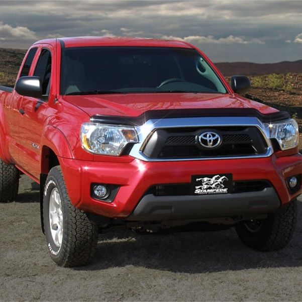 Stampede 2012-2015 Toyota Tacoma Vigilante Premium Hood Protector - Smoke