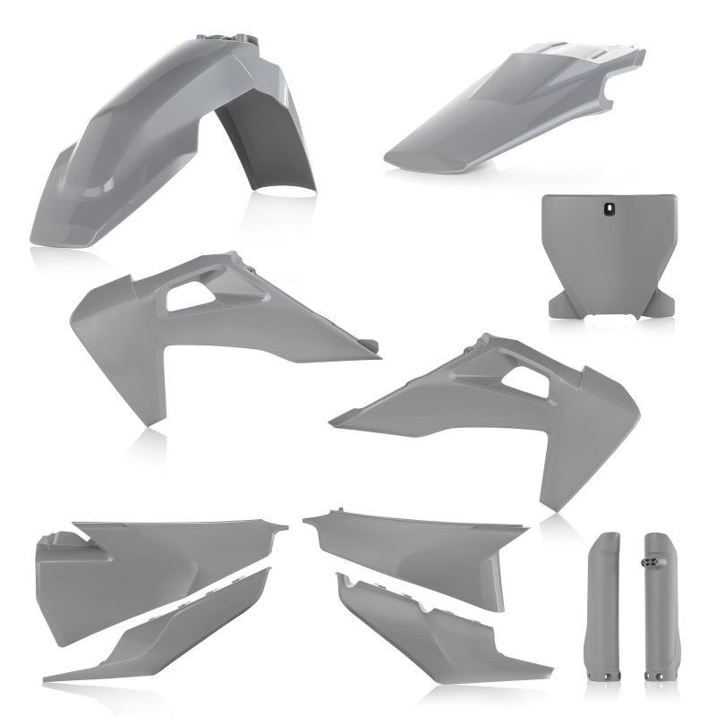 Acerbis 19-22 Husqvarna 125-450 TC/ FX/ FC/2019 TX300/ 20-22 TX300i Full Plastic Kit - Gray-Plastics-Acerbis-ACB2726550011-SMINKpower Performance Parts