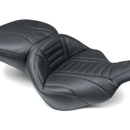 Mustang 97-07 Harley Electra Glide,Rd Glide Super Touring 1PC Seat Deluxe - Black