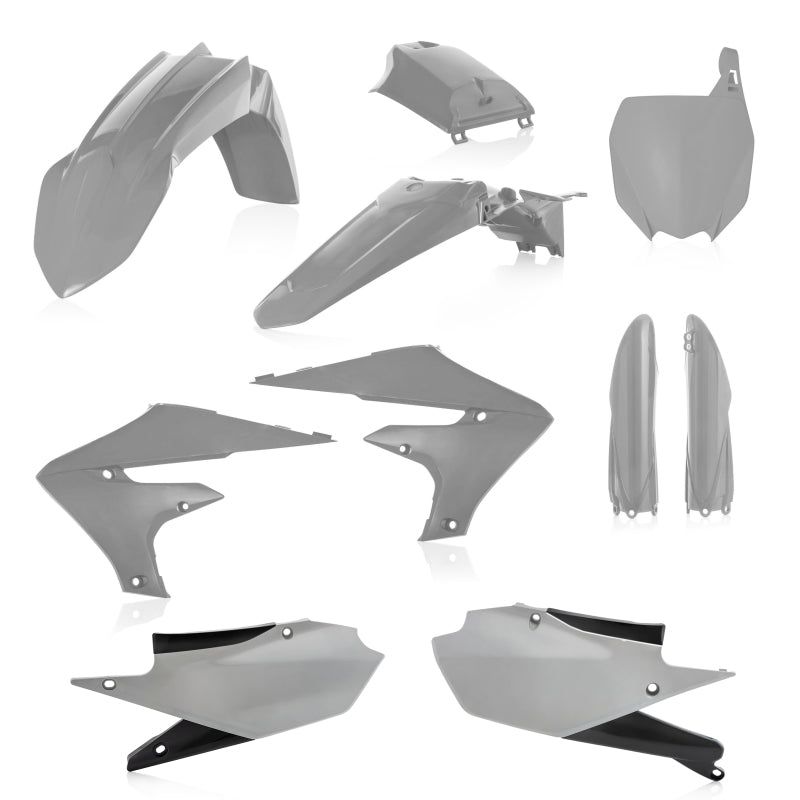 Acerbis 18-23 Yamaha YZ250F/ YZ250FX/ YZ450F/ YZ450FX (Includes Tank Cover) Full Plastic Kit - Gray-Plastics-Acerbis-ACB2736350011-SMINKpower Performance Parts