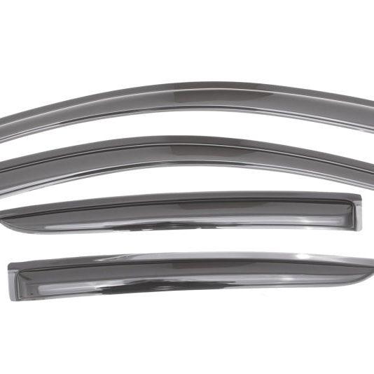 AVS 12-18 Nissan Versa (Excl. Hatch) Ventvisor Outside Mount Window Deflectors 4pc - Smoke