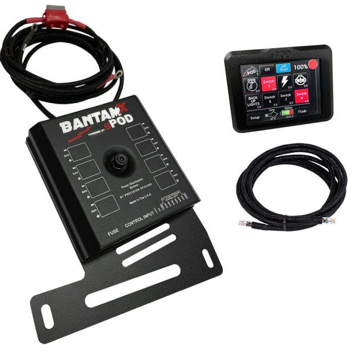 Spod 07-18 Jeep Wrangler JK BantamX Touchscreen