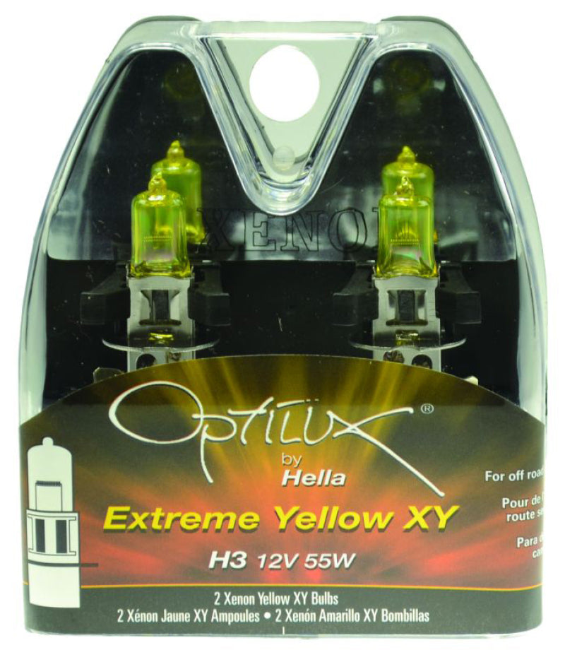 Hella Optilux H3 12V/55W XY Extreme Yellow Bulb-Bulbs-Hella-HELLAH71070662-SMINKpower Performance Parts