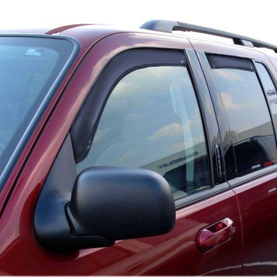 AVS 02-10 Ford Explorer (4 Door) Ventvisor In-Channel Front & Rear Window Deflectors 4pc - Smoke