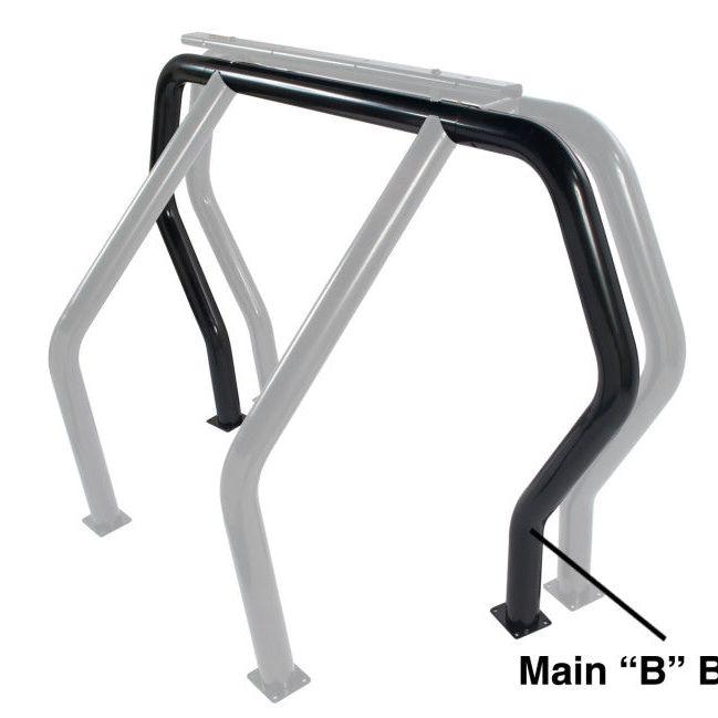 Go Rhino RHINO Bed Bar - Rear Main B bar - Black