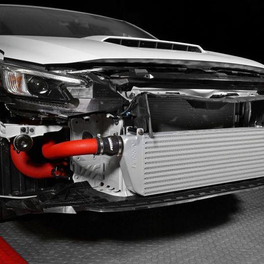 Perrin 22-23 Subaru WRX Front Mount Intercooler Kit (Red Tubes & Silver Core)-Intercoolers-Perrin Performance-PERPSP-ITR-441SL/RD-SMINKpower Performance Parts