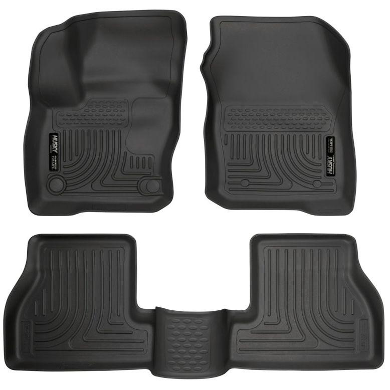 Husky Liners Weatherbeater 2016 Ford Focus RS Front & 2nd Seat Floor Liners - Black