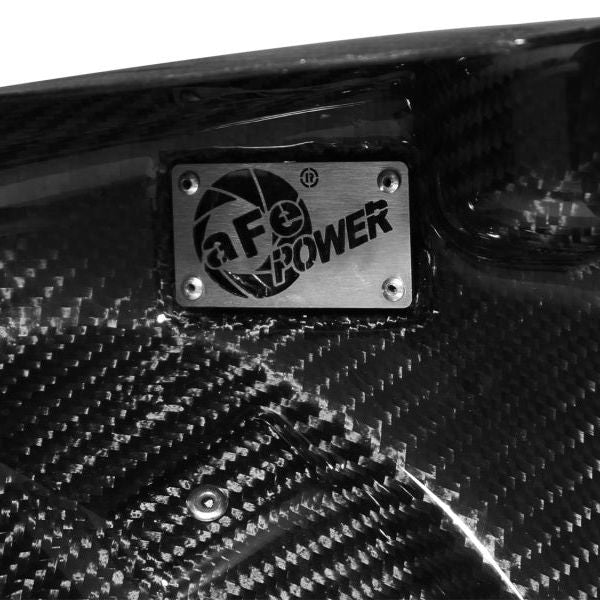 aFe Magnum FORCE Intake System Carbon Fiber Scoops BMW M5 (F10) 12-14 V8-4.4L (tt)-Cold Air Intakes-aFe-AFE54-12489-C-SMINKpower Performance Parts