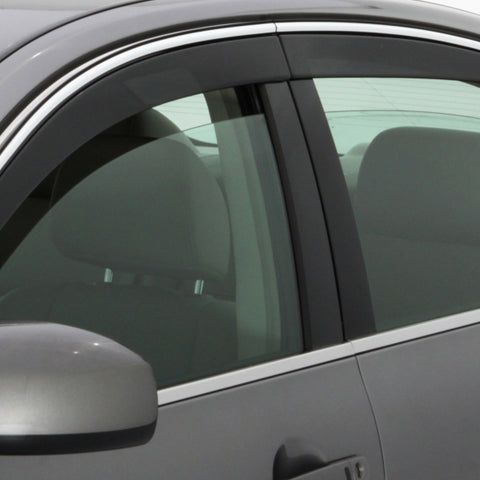 AVS 19-22 Hyundai Santa Fe Ventvisor Low Profile Window Deflectors 4pc - Chrome