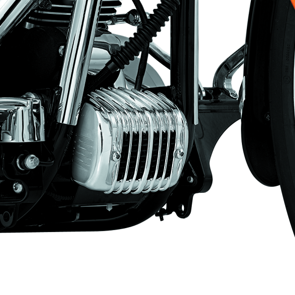 Kuryakyn Regulator Cover  01-17 Softail Chrome