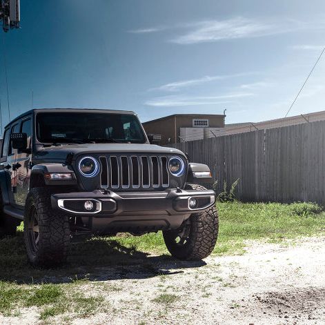 Oracle Jeep Wrangler JL/Gladiator JT 7in. High Powered LED Headlights (Pair) - ColorSHIFT 2-Headlights-ORACLE Lighting-ORL5769J-333-SMINKpower Performance Parts