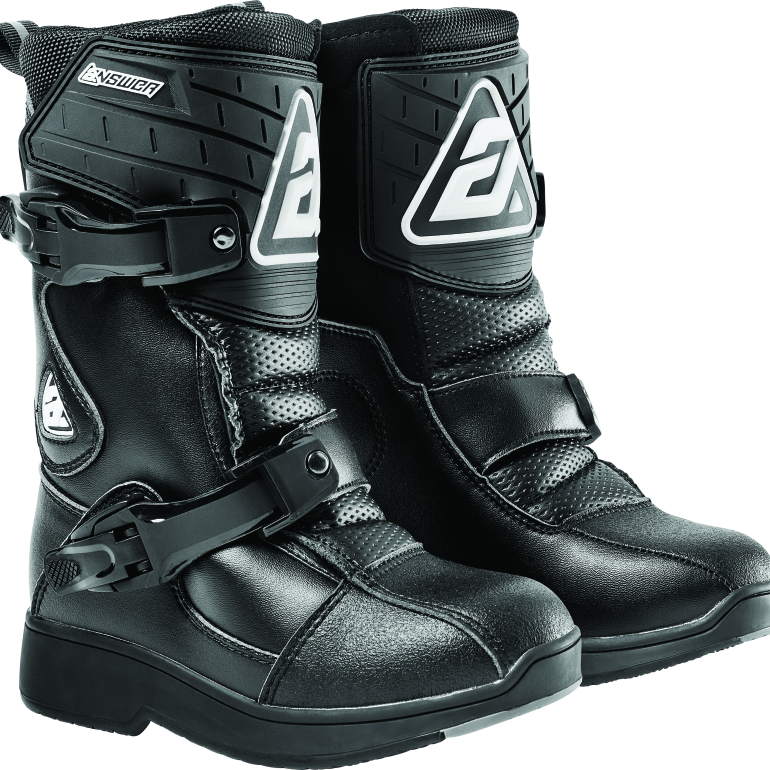 Answer Peewee Boot Black Youth - 10