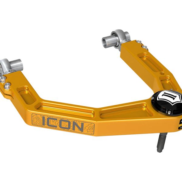 ICON 2024 Toyota Tacoma Billet Upper Control Arm w/ Delta Joint Pro - Gold Anodized