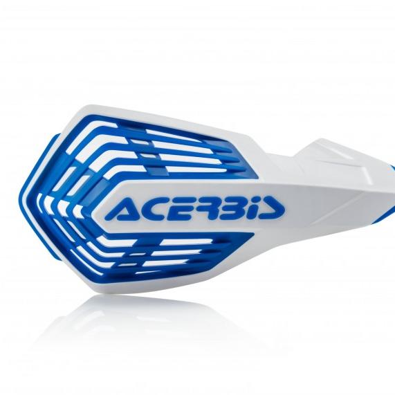 Acerbis X-Force Handguard - White/ Blue-Hand Guards-Acerbis-ACB2801961029-SMINKpower Performance Parts