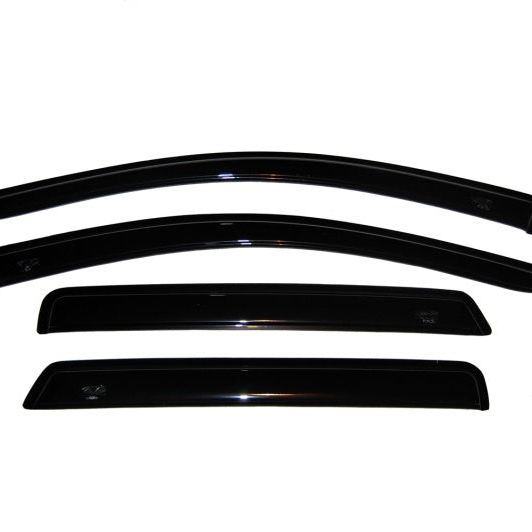 AVS 08-18 Dodge Journey Ventvisor Outside Mount Window Deflectors 4pc - Smoke