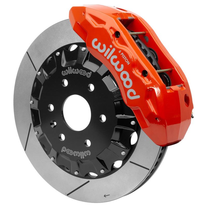 Wilwood TX6R Big Brake Truck Front Brake Kit 16in Rotor Red w/ Lines 2019 Cadillac / Chevrolet / GMC