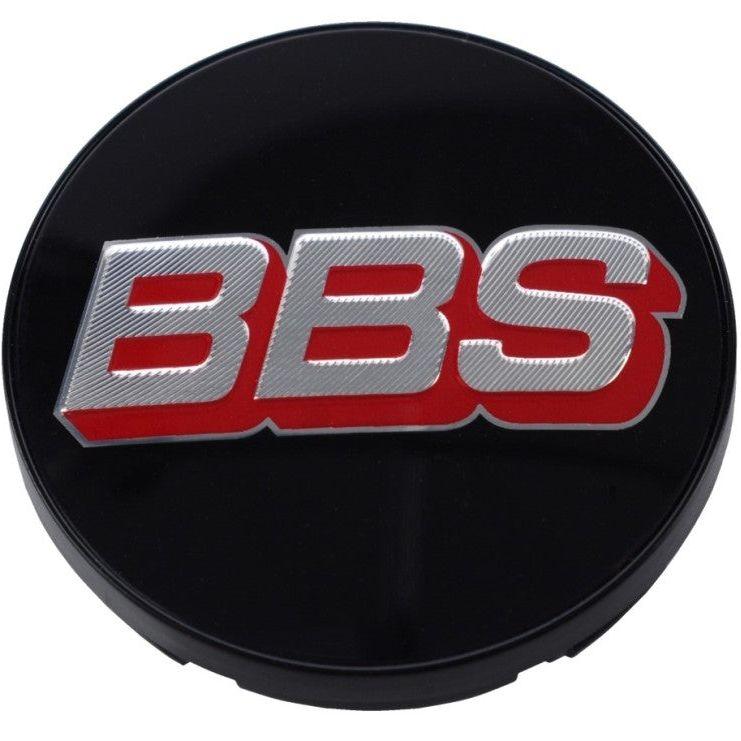 BBS Center Cap 56mm Black/Silver/Red