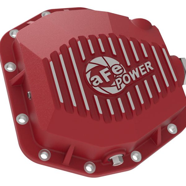 aFe Pro Series Rear Differential Cover Red 2018+ Jeep Wrangler (JL) V6 3.6L (Dana M220)