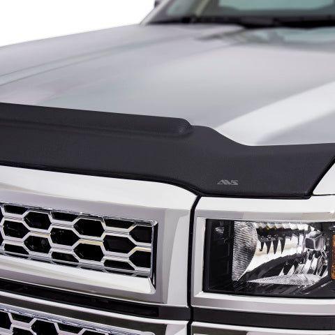 AVS 07-13 Chevy Silverado 1500 Aeroskin II Textured Low Profile Hood Shield - Black