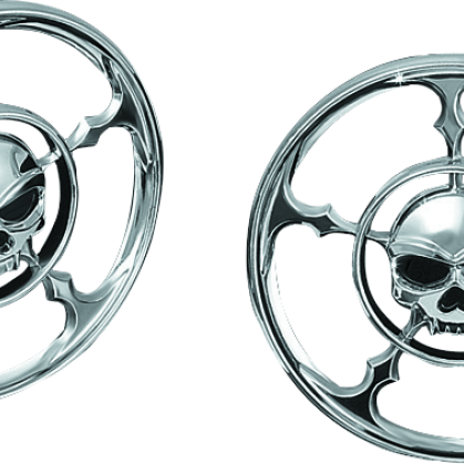 Kuryakyn Zombie Speaker Grills Chrome