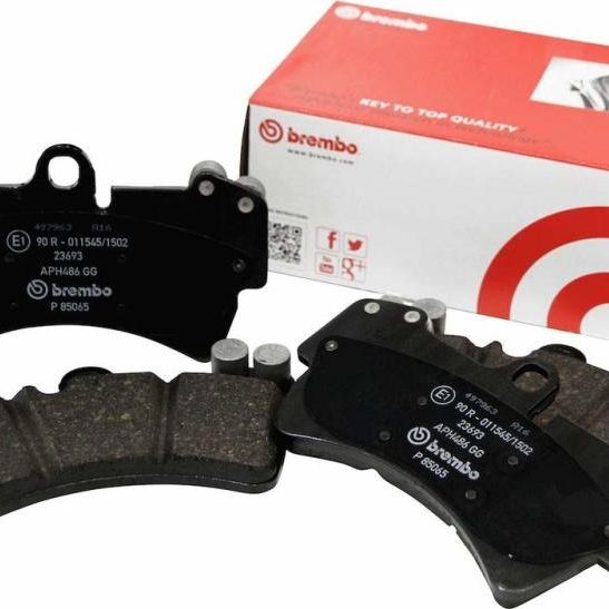 Brembo 15-20 Ford Mustang Front Premium NAO Ceramic OE Equivalent Pad