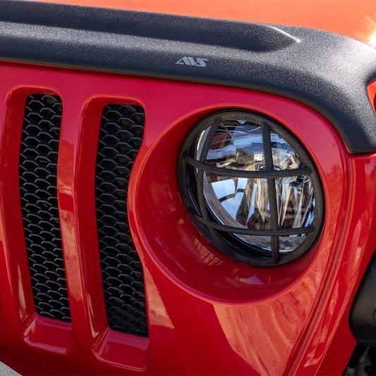 AVS 2018+ Jeep Wrangler (JL) 2dr/4dr Aeroskin Low Profile Acrylic Hood Shield - Smoke