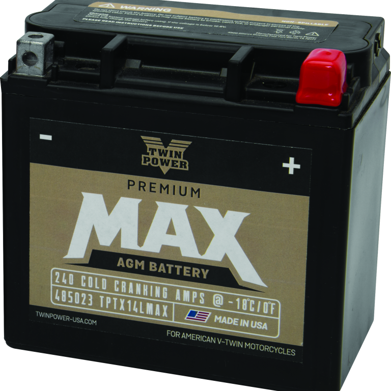 Twin Power GYZ-16HL Premium MAX Battery Replaces H-D 65958-04 Made in USA 240 CCA