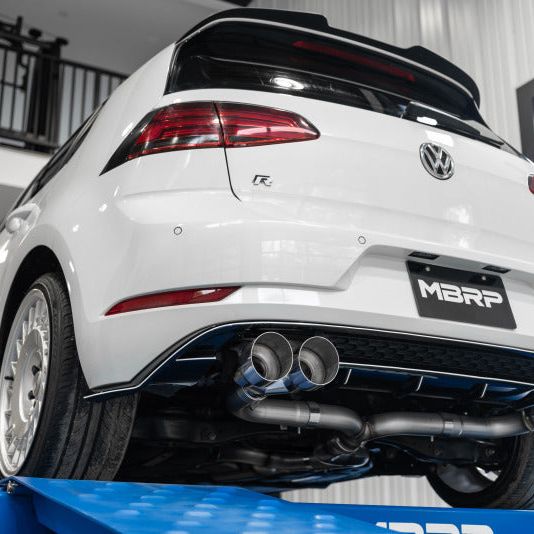 MBRP 15-19 VW Golf R 3in Cat Back Single Exit Exhaust Pro Series w/ Valve Delete - T304