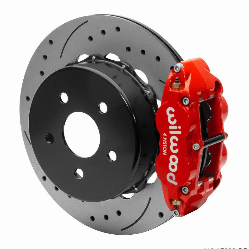 Wilwood Superlite 4R Rear Brake Kit 14.00 Red 2018-Up Jeep JL SRP w/Lines