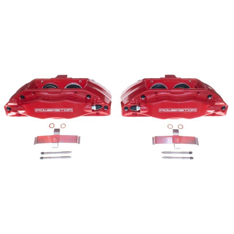 Power Stop 04-08 Acura TL Front Red Calipers w/o Brackets - Pair