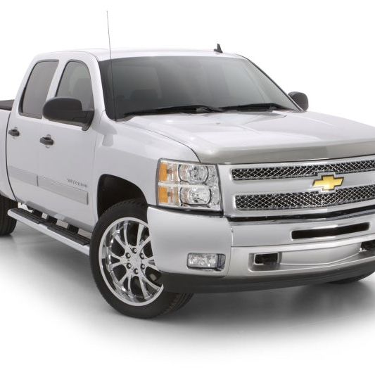 AVS 22-23 Chevrolet Silverado 1500 (Excl. ZR2/LT Trail Boss) Aeroskin Low Profile Hood Shield - Chrm