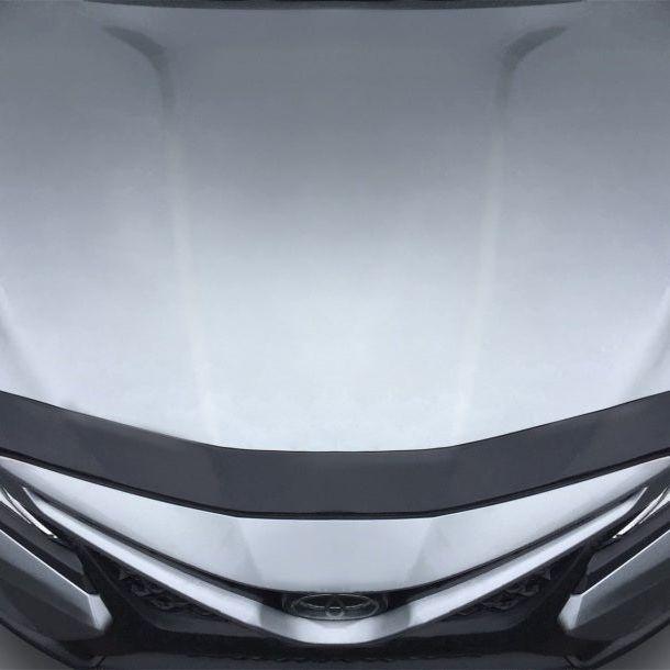 AVS 18-19 Toyota Camry Aeroskin Low Profile Acrylic Hood Shield - Smoke