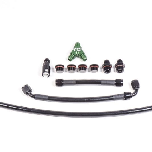 Radium Engineering 07-14 Mustang GT S197 Fuel Rail Plumbing Kit