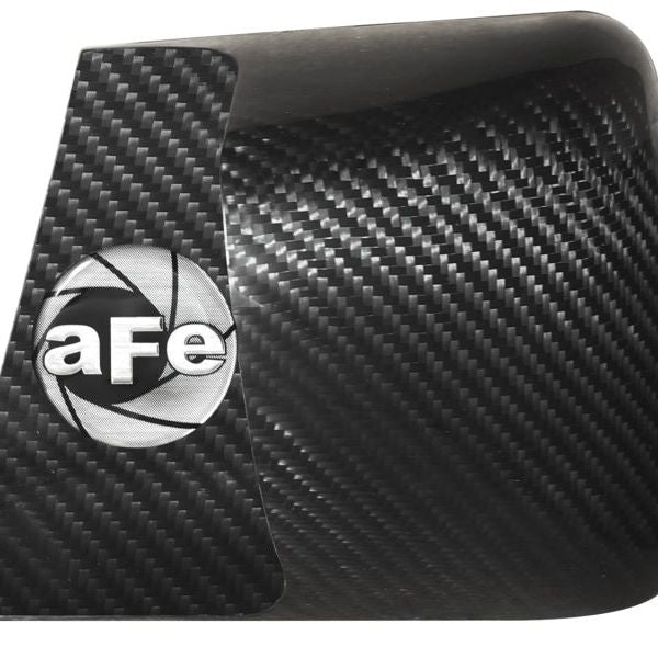 aFe MagnumFORCE Intake System Carbon Fiber Scoop 12-15 BMW 328i/ix (F30/31/34) L4 2.0L Turbo N20/N26-Cold Air Intakes-aFe-AFE54-12218-C-SMINKpower Performance Parts