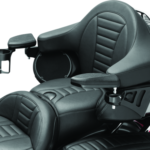 Kuryakyn Passenger Armrest 14-Up Touring & Tri Glide Black