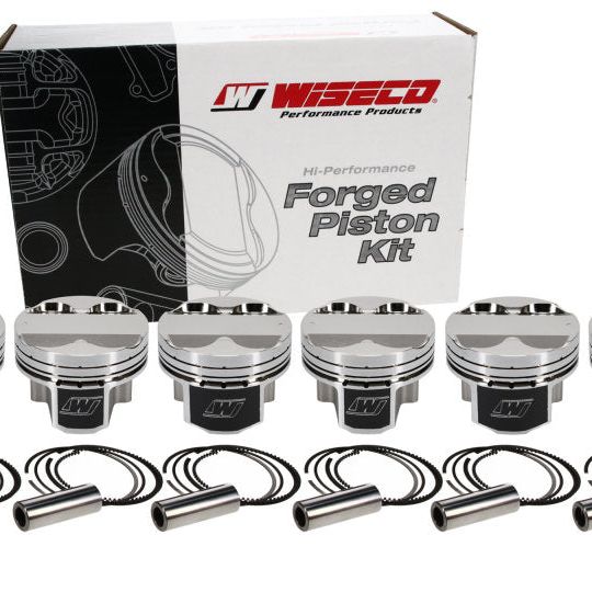 Wiseco Toyota 2JZGTE 3.0L 86.25mm +.25mm Oversize Bore Asymmetric Skirt Piston Set-Piston Sets - Forged - 4cyl-Wiseco-WISK677M8625AP-SMINKpower Performance Parts