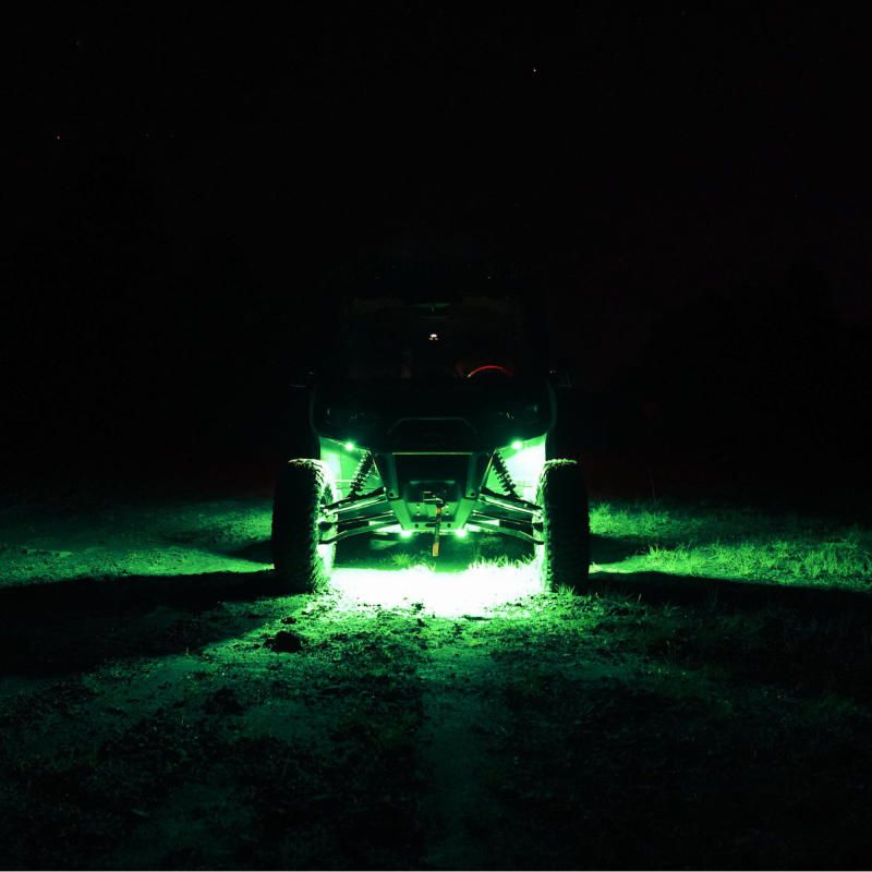 KC HiLiTES Cyclone V2 LED - Replacement Lens - Green - Single-Light Bars & Cubes-KC HiLiTES-KCL4405-SMINKpower Performance Parts