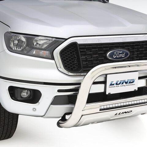 Lund 07-17 Chevy Silverado 1500 Bull Bar w/Light & Wiring - Polished