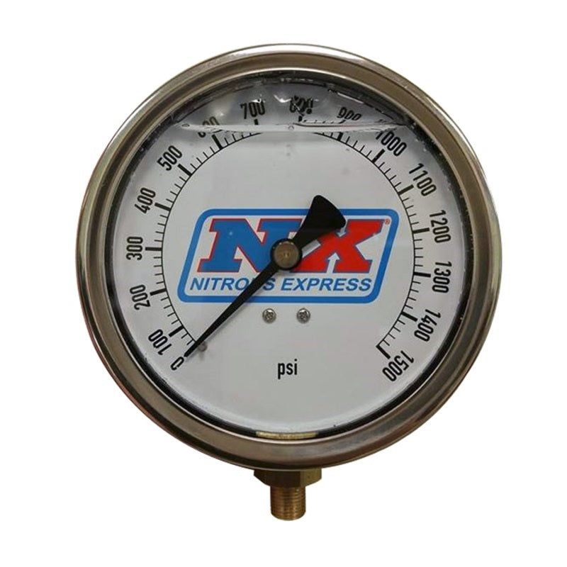 Nitrous Express Nitrous Pressure Gauge 4in-High Accuracy