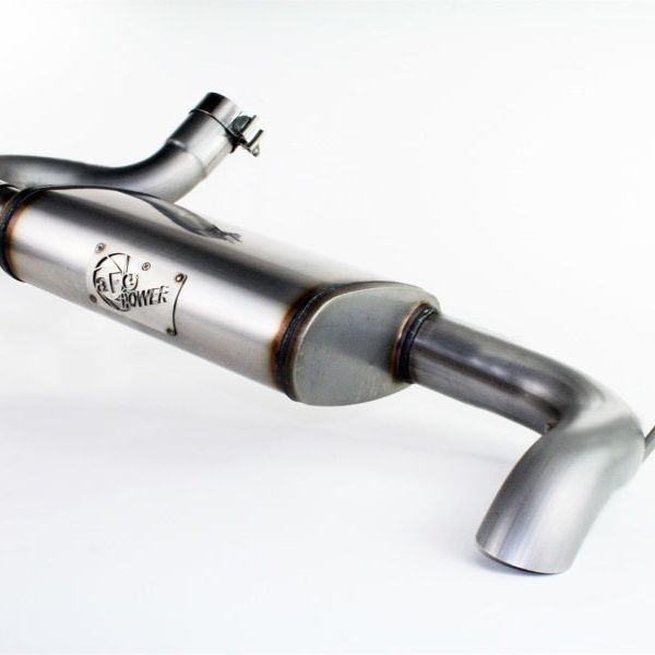 aFe MACHForce XP 07-17 Jeep Wrangler V6-3.6/3.8L 409 SS 2.5in Axle-Back Exhaust-Axle Back-aFe-AFE49-46219-SMINKpower Performance Parts