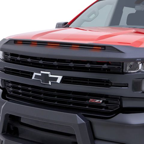 AVS 22-23 Chevrolet Silverado 1500 (Excl. ZR2/LT TB) Low Profile Aeroskin Lightshield Pro - Black