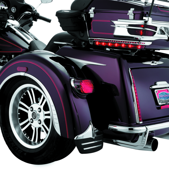 Kuryakyn Rear Bumper Accents For Trikes Chrome