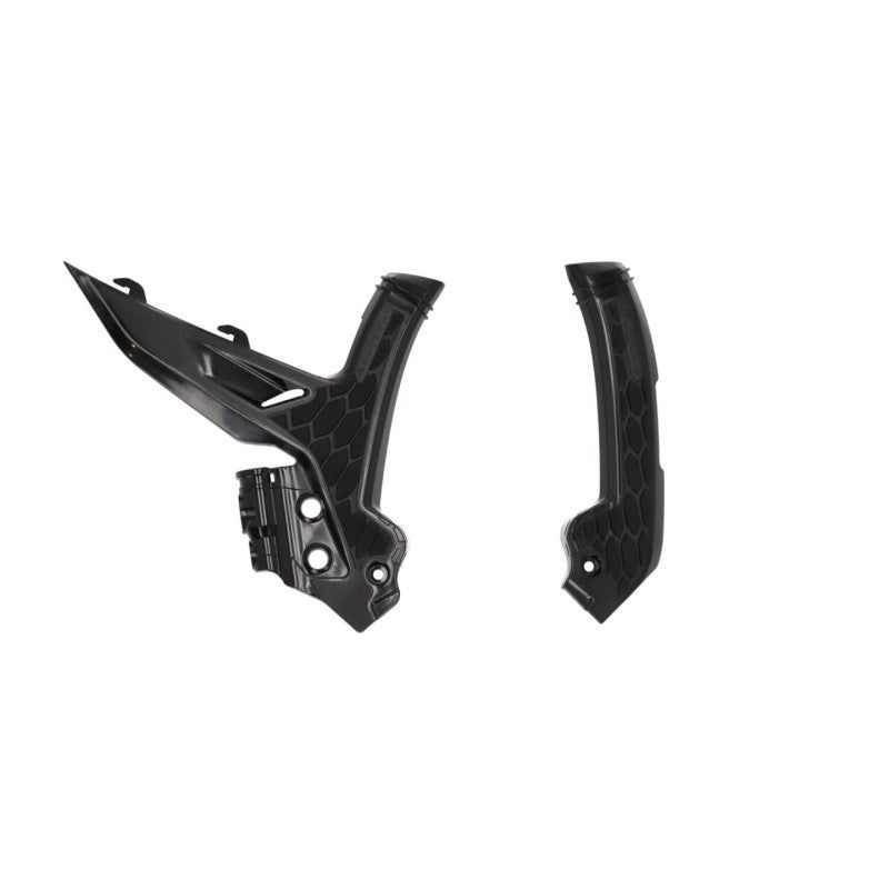 Acerbis 23+ KTM EXC-F/ SX/ SX-F/ XC/ XC-F/ XC-W/ XCF-W Frame Guards- X-Grip - Black-Plastics-Acerbis-ACB2975040001-SMINKpower Performance Parts