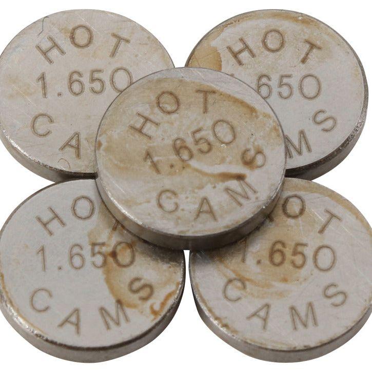 Hot Cams 04-08 400 DVX/02-16 CRF 450 R 1.650mm Shim Kit - 5 Pack